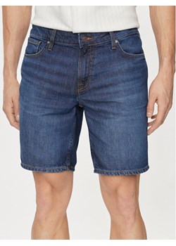 Guess Szorty jeansowe Angels M4GD03 D5AZ1 Granatowy Slim Fit ze sklepu MODIVO w kategorii Spodenki męskie - zdjęcie 181124697