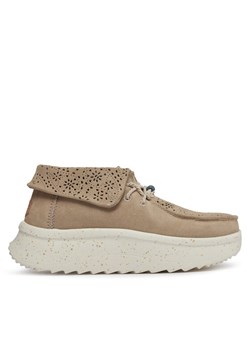 Hey Dude Półbuty Wendy Peak Fold Boot Suede 40256-255 Beżowy ze sklepu MODIVO w kategorii Półbuty damskie - zdjęcie 181124699