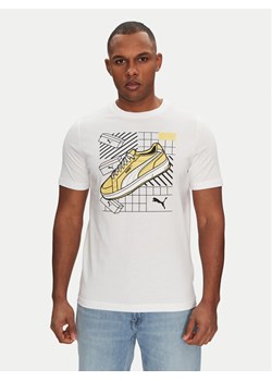 Puma T-Shirt Sneaker 684830 Biały Regular Fit ze sklepu MODIVO w kategorii T-shirty męskie - zdjęcie 181124719