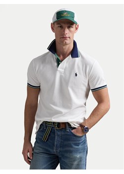 Polo Ralph Lauren Polo 710963479001 Biały Custom Slim Fit ze sklepu MODIVO w kategorii T-shirty męskie - zdjęcie 181124838