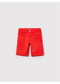 OVS Szorty jeansowe 1492819 Czerwony Regular Fit ze sklepu MODIVO w kategorii Spodenki chłopięce - zdjęcie 181124845