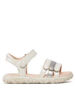 Geox Sandały J Sandal Haiti Girl J458ZD 000NF C0459 M Biały ze sklepu MODIVO w kategorii Sandały dziecięce - zdjęcie 181124879