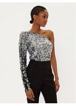 Patrizia Pepe Body 8M1625 A468-FE86 Srebrny Slim Fit ze sklepu MODIVO w kategorii Bluzki damskie - zdjęcie 181124948