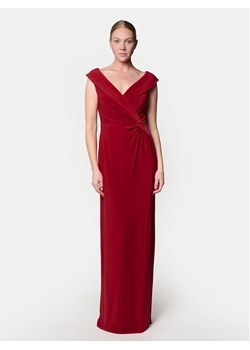 LAUREN RALPH LAUREN Sukienka wieczorowa 253863940020 Czerwony Slim Fit ze sklepu MODIVO w kategorii Sukienki - zdjęcie 181125097