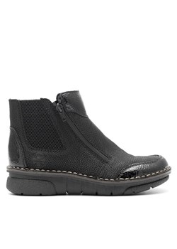 Rieker Botki 73355-00 Czarny ze sklepu MODIVO w kategorii Botki - zdjęcie 181125098