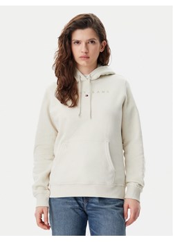 Tommy Jeans Bluza Tonal Linear DW0DW20304 Beżowy Regular Fit ze sklepu MODIVO w kategorii Bluzy damskie - zdjęcie 181125136
