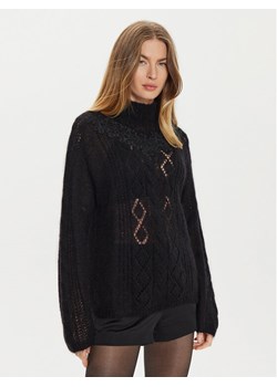TWINSET Golf 242TP3420 Czarny Loose Fit ze sklepu MODIVO w kategorii Swetry damskie - zdjęcie 181125176