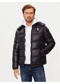 KARL LAGERFELD Kurtka puchowa 505022 544590 Czarny Slim Fit ze sklepu MODIVO w kategorii Kurtki męskie - zdjęcie 181125287