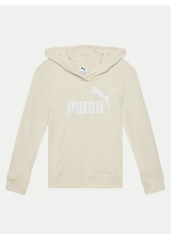 Puma Bluza Ess No. 1 Logo 684897 Beżowy Regular Fit ze sklepu MODIVO w kategorii Bluzy dziewczęce - zdjęcie 181125388