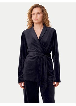 Triumph Szlafrok Sensual Velour 10221171 Granatowy ze sklepu MODIVO w kategorii Szlafroki damskie - zdjęcie 181125425