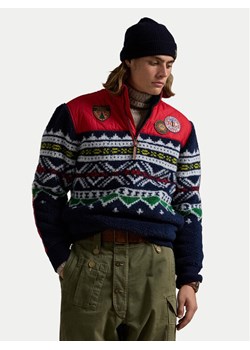 Polo Ralph Lauren Bluza 710950766001 Granatowy Regular Fit ze sklepu MODIVO w kategorii Bluzy męskie - zdjęcie 181125458