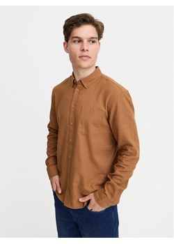 Blend Koszula Shirt 20717140 Brązowy Regular Fit ze sklepu MODIVO w kategorii Koszule męskie - zdjęcie 181125509