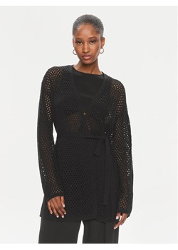 TWINSET Kardigan 241TT3083 Czarny Regular Fit ze sklepu MODIVO w kategorii Swetry damskie - zdjęcie 181125528