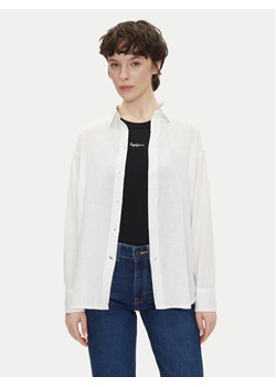 Pepe Jeans Koszula Chipper PL304993 Biały Loose Fit ze sklepu MODIVO w kategorii Koszule damskie - zdjęcie 181125588