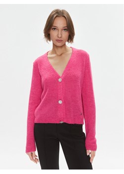 Please Kardigan M49778487 Różowy Regular Fit ze sklepu MODIVO w kategorii Swetry damskie - zdjęcie 181125657