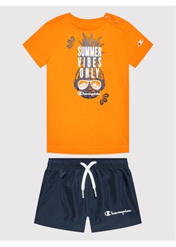 Champion Komplet t-shirt i spodenki 306050 Pomarańczowy Regular Fit ze sklepu MODIVO w kategorii Komplety chłopięce - zdjęcie 181125675