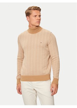 Tommy Hilfiger Golf MW0MW37023 Beżowy Regular Fit ze sklepu MODIVO w kategorii Swetry męskie - zdjęcie 181125797