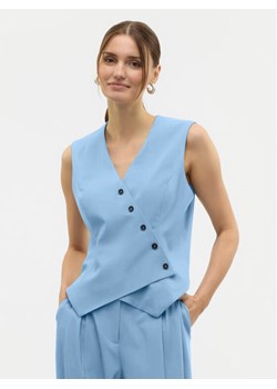 Vero Moda Kamizelka Liba 10324631 Błękitny Regular Fit ze sklepu MODIVO w kategorii Kamizelki damskie - zdjęcie 181125846