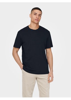Only & Sons T-Shirt 22025208 Granatowy Regular Fit ze sklepu MODIVO w kategorii T-shirty męskie - zdjęcie 181125966