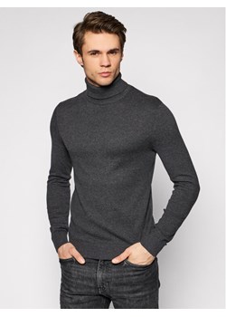 Jack&Jones Golf Emil Knit Roll 12157417 Szary Regular Fit ze sklepu MODIVO w kategorii Swetry męskie - zdjęcie 181126005