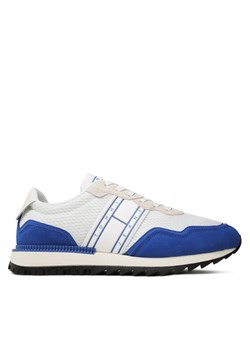 Tommy Jeans Sneakersy Runner Mix Material EM0EM01167 Biały ze sklepu MODIVO w kategorii Buty sportowe męskie - zdjęcie 181126085