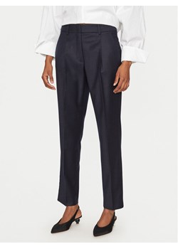 Weekend Max Mara Spodnie materiałowe Caldaia 2425136132 Granatowy Straight Fit ze sklepu MODIVO w kategorii Spodnie damskie - zdjęcie 181126187