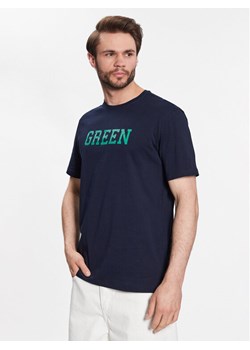 United Colors Of Benetton T-Shirt 3096U105L Granatowy Regular Fit ze sklepu MODIVO w kategorii T-shirty męskie - zdjęcie 181126198