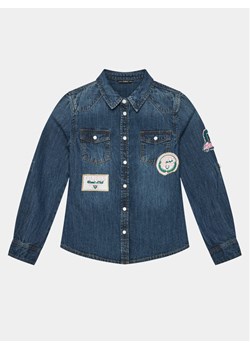 Guess Koszula jeansowa J4RH01 D58Z0 Granatowy Regular Fit ze sklepu MODIVO w kategorii Koszule chłopięce - zdjęcie 181126227