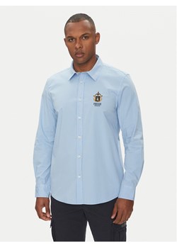 Aeronautica Militare Koszula 251CA1261CT3288 Błękitny Regular Fit ze sklepu MODIVO w kategorii Koszule męskie - zdjęcie 181126325