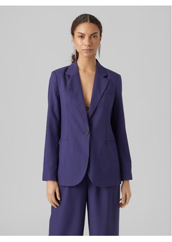 Vero Moda Marynarka 10293206 Granatowy Loose Fit ze sklepu MODIVO w kategorii Marynarki damskie - zdjęcie 181126357