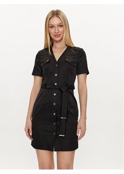 Morgan Sukienka koszulowa 212-RVANYA Czarny Slim Fit ze sklepu MODIVO w kategorii Sukienki - zdjęcie 181126597