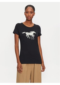 Mustang T-Shirt Loa 1015450 Czarny Slim Fit ze sklepu MODIVO w kategorii Bluzki damskie - zdjęcie 181126659