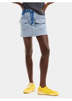 Desigual Spódnica jeansowa Rimini 24SWFD08 Niebieski Regular Fit - id: 0000303777463 - marki Desigual - 181126666 Desigual Spódnica jeansowa Rimini 24SWFD08 Niebieski Regular Fit ze sklepu MODIVO w kategorii Spódnice - zdjęcie 181126666