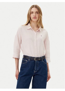 Tommy Hilfiger Koszula WW0WW46169 Różowy Loose Fit ze sklepu MODIVO w kategorii Koszule damskie - zdjęcie 181126739
