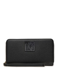 Armani Exchange Portfel damski XW000361 AF11902 UC001 Czarny ze sklepu MODIVO w kategorii Portfele damskie - zdjęcie 181126865
