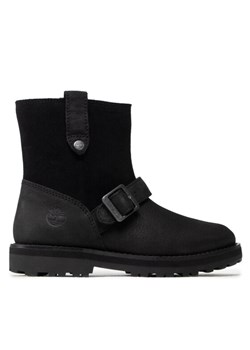 Timberland Kozaki Courma Kid Wl.Biker Bt TB0A2H67015 Czarny ze sklepu MODIVO w kategorii Buty zimowe dziecięce - zdjęcie 181126955