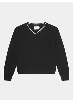 Calvin Klein Jeans Sweter Ceremony IB0IB01869 Czarny Relaxed Fit ze sklepu MODIVO w kategorii Swetry chłopięce - zdjęcie 181126959
