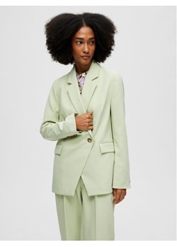 Selected Femme Marynarka Doah 16088116 Zielony Regular Fit ze sklepu MODIVO w kategorii Marynarki damskie - zdjęcie 181127035