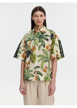 adidas Koszula FARM Premium JD6280 Zielony Loose Fit ze sklepu MODIVO w kategorii Koszule damskie - zdjęcie 181127069