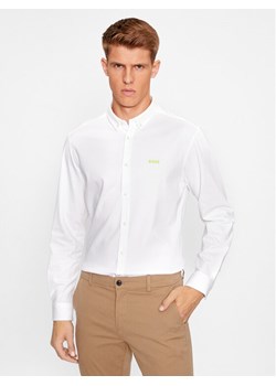 Boss Koszula Biado_R 50497486 Biały Slim Fit - id: 0000303355678 - marki BOSS HUGO BOSS - 181127165 Boss Koszula Biado_R 50497486 Biały Slim Fit ze sklepu MODIVO w kategorii Koszule męskie - zdjęcie 181127165