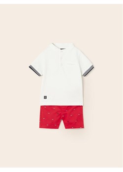 Mayoral Komplet polo i spodenki 1296 Kolorowy Regular Fit ze sklepu MODIVO w kategorii Komplety niemowlęce - zdjęcie 181127286