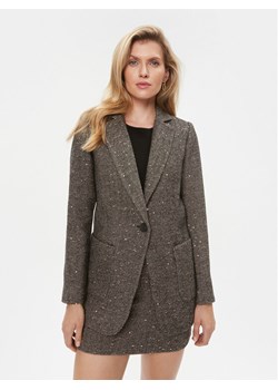 TWINSET Marynarka 232TT2031 Szary Regular Fit ze sklepu MODIVO w kategorii Marynarki damskie - zdjęcie 181127339