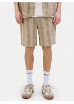 Jack&Jones Szorty materiałowe Jaiden 12274758 Beżowy Relaxed Fit ze sklepu MODIVO w kategorii Spodenki męskie - zdjęcie 181127377