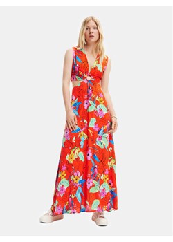 Desigual Sukienka letnia 23SWVW73 Czerwony Regular Fit ze sklepu MODIVO w kategorii Sukienki - zdjęcie 181127425