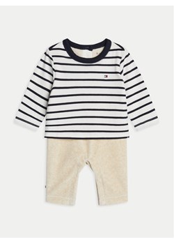 Tommy Hilfiger Komplet dziecięcy Nautical Stripe Mixed 1 Piece KN0KN01938 Biały Regular Fit ze sklepu MODIVO w kategorii Odzież dla niemowląt - zdjęcie 181127435