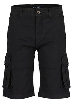 Blue Seven Szorty materiałowe 643560 X Czarny Regular Fit ze sklepu MODIVO w kategorii Spodenki chłopięce - zdjęcie 181127488