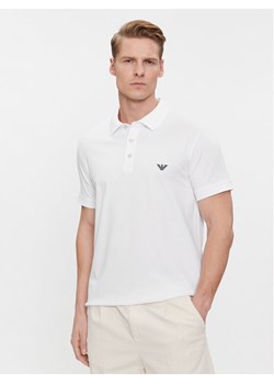 Emporio Armani Underwear Polo 211804 4R461 00010 Biały Regular Fit ze sklepu MODIVO w kategorii T-shirty męskie - zdjęcie 181127536