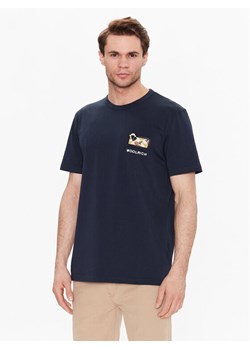 Woolrich T-Shirt Camo Sheep CFWOTE0087MRUT2926 Granatowy Regular Fit ze sklepu MODIVO w kategorii T-shirty męskie - zdjęcie 181127605