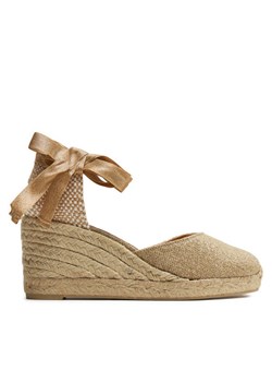 Castañer Espadryle Carina/6/032 021769 Złoty ze sklepu MODIVO w kategorii Espadryle damskie - zdjęcie 181127666