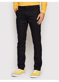 Vans Chinosy Authentic VN0A5FJ7 Czarny Slim Fit ze sklepu MODIVO w kategorii Spodnie męskie - zdjęcie 181127708
